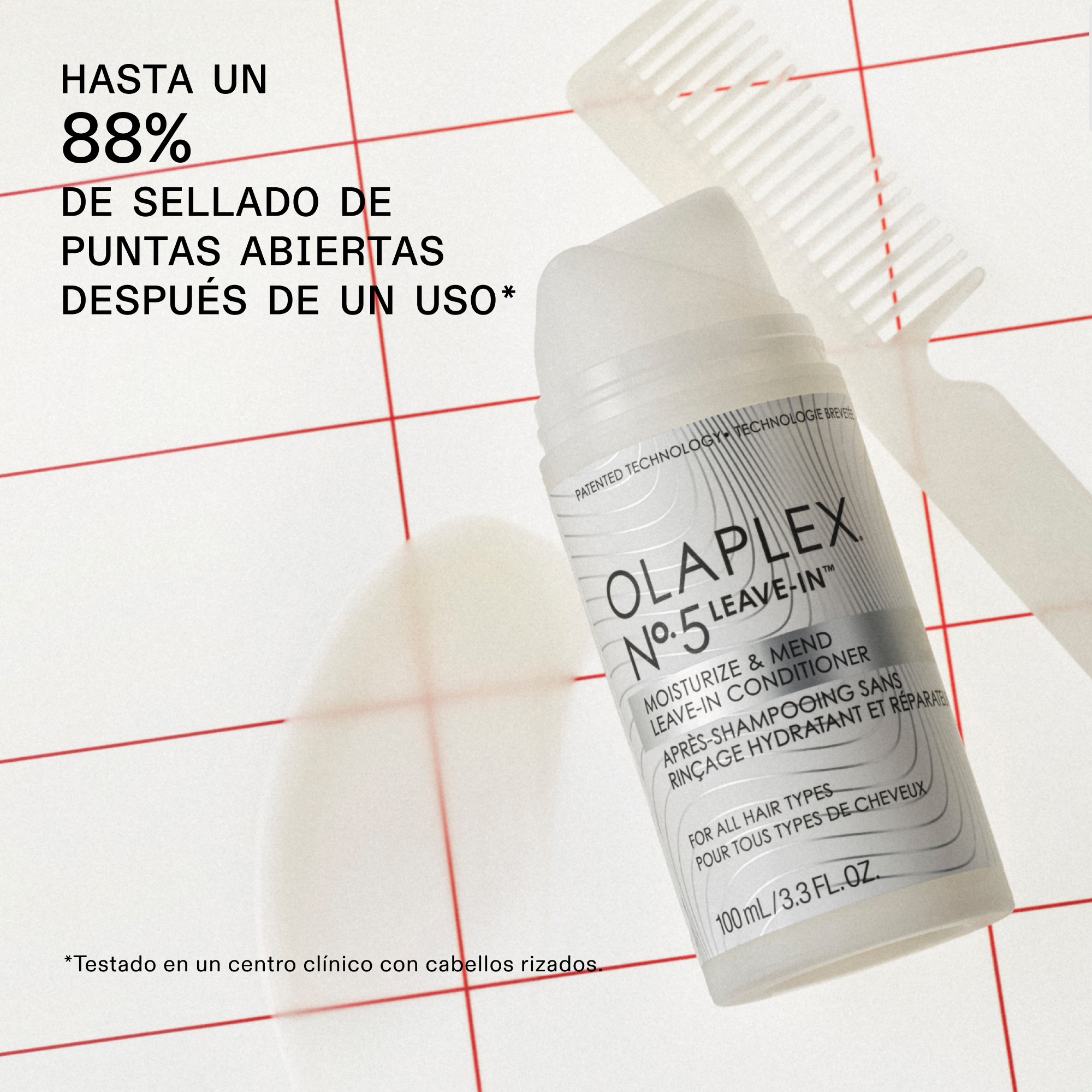 N°.5LEAVE-IN™ MOISTURIZE & MEND LEAVE-IN CONDITIONER (ACONDICIONADOR HIDRATANTE SIN ENJUAGUE)